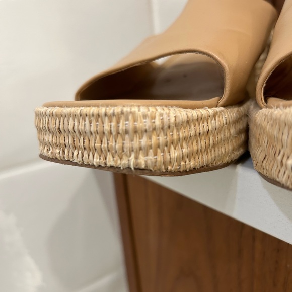 Abercrombie & Fitch Retro Mule Platform Heels Laides Size 9.5 - Picture 10 of 11